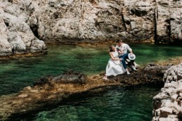sesja ślubna na greckiej wyspie zakynthos